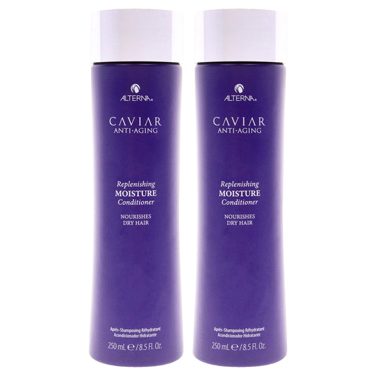 Caviar Anti-Aging Replenishing Moisture Conditioner by Alterna for Unisex - 8.5 oz Conditioner - Pack of 2