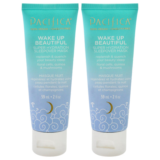 Wake Up Beautiful Mask by Pacifica for Unisex - 2 oz Mask - Pack of 2