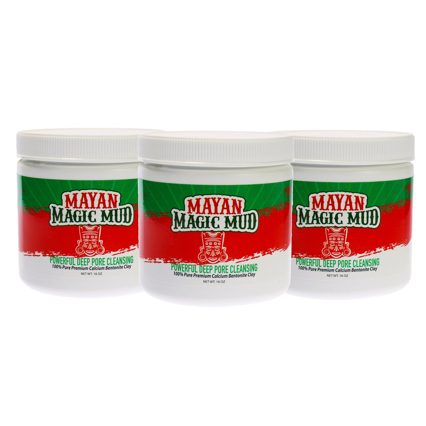 Powerful Deep Pore Cleansing Clay - Pack of 3
