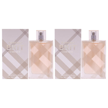 Burberry Brit by Burberry for Women - 3.3 oz EDT Spray - Pack of 2