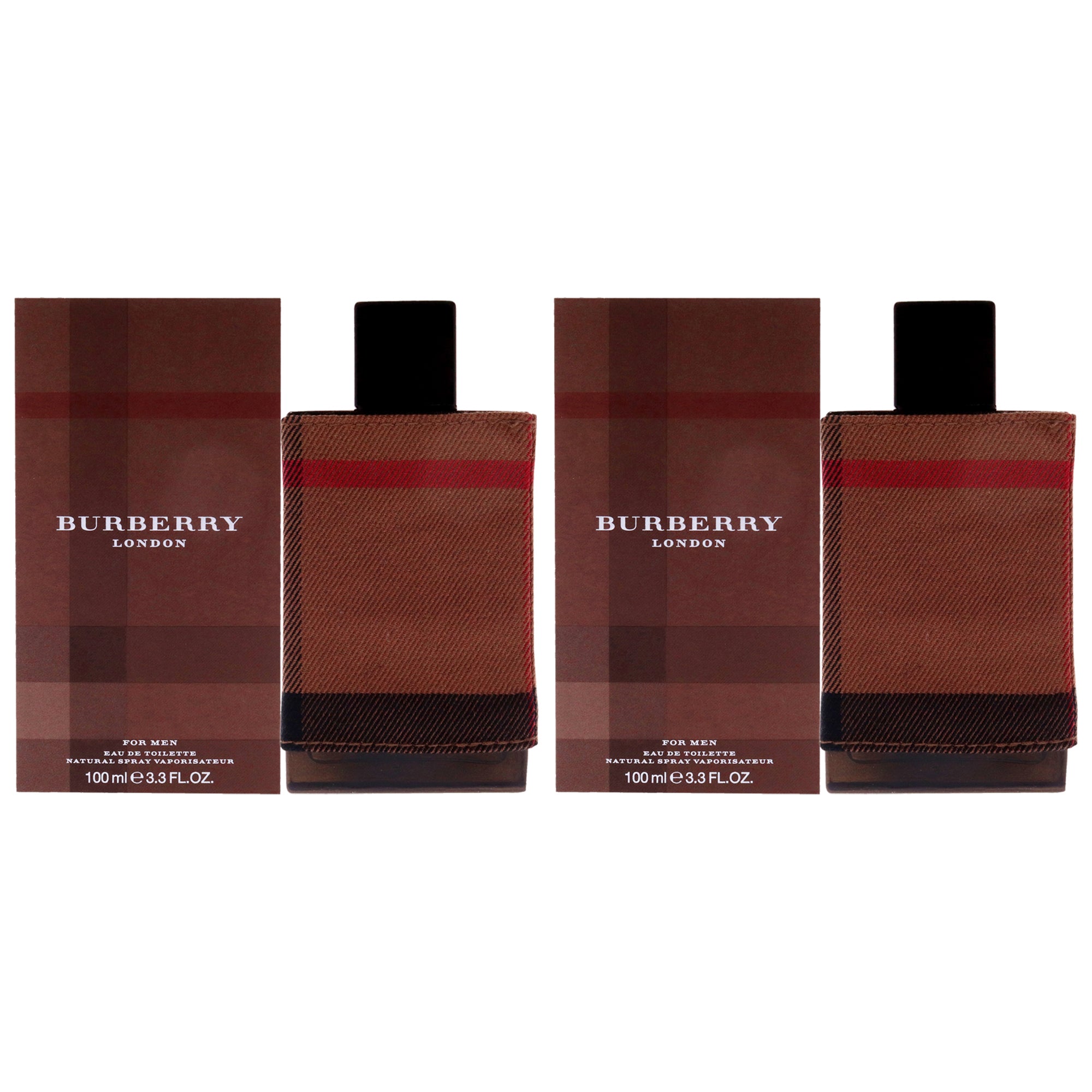 Burberry London by Burberry for Men - 3.3 oz EDT Spray - Pack of 2