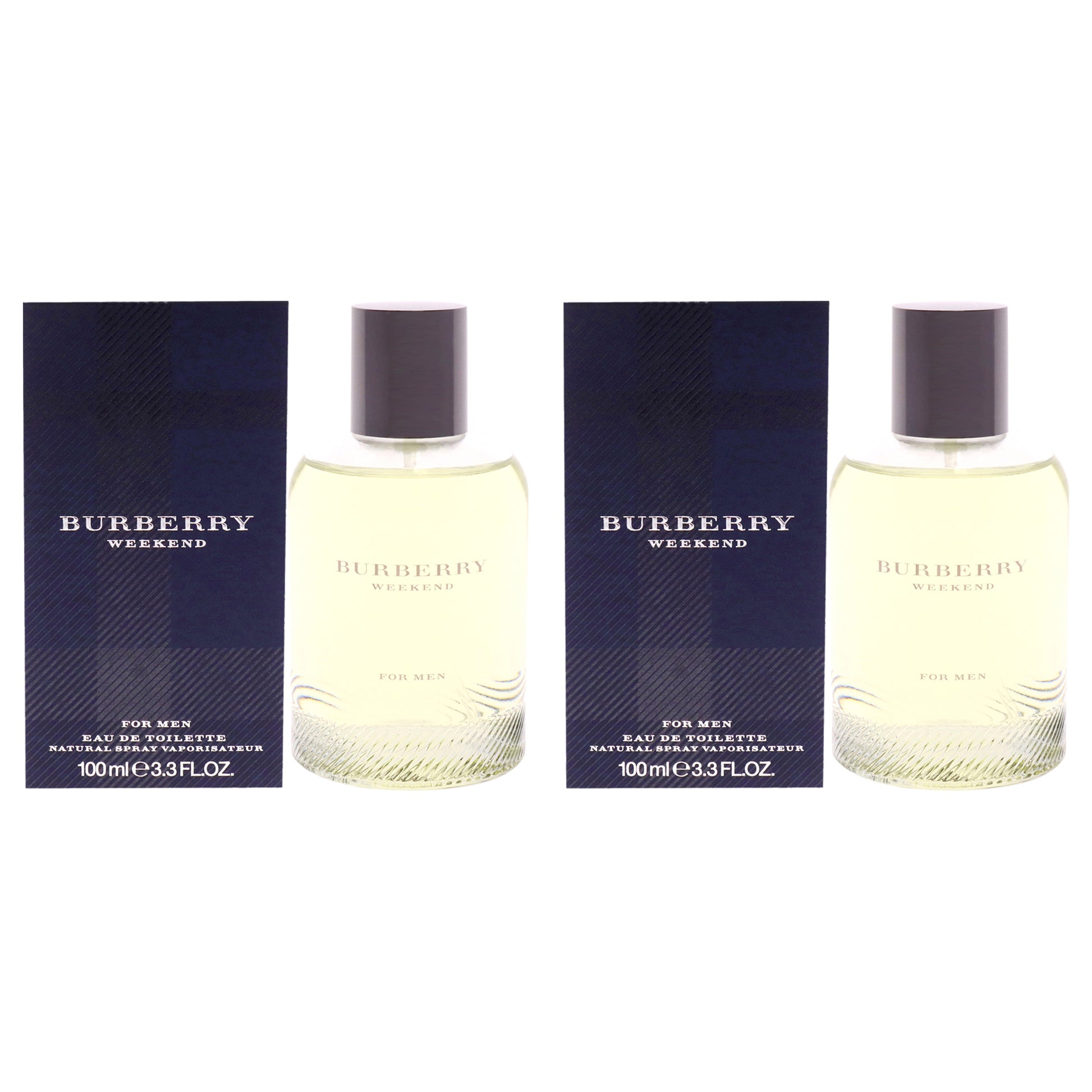 Burberry Weekend by Burberry for Men - 3.3 oz EDT Spray - Pack of 2