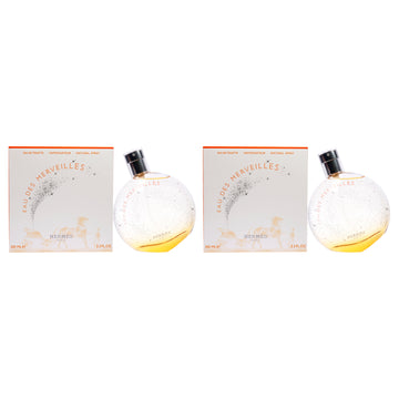 Eau Des Merveilles by Hermes for Women - 3.3 oz EDT Spray - Pack of 2