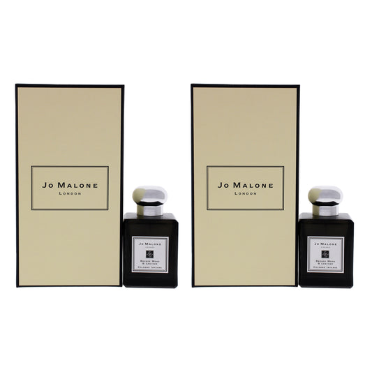 Bronze Wood and Leather Intense by Jo Malone for Unisex - 1.7 oz Cologne Intense Spray - Pack of 2