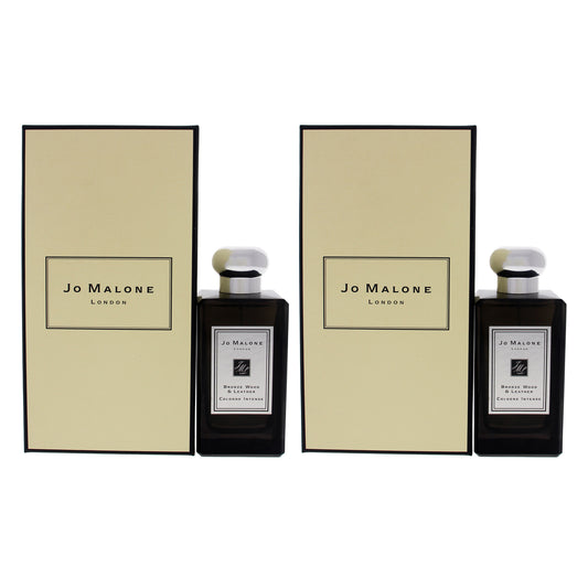 Bronze Wood and Leather Intense by Jo Malone for Unisex - 3.4 oz Cologne Spray - Pack of 2