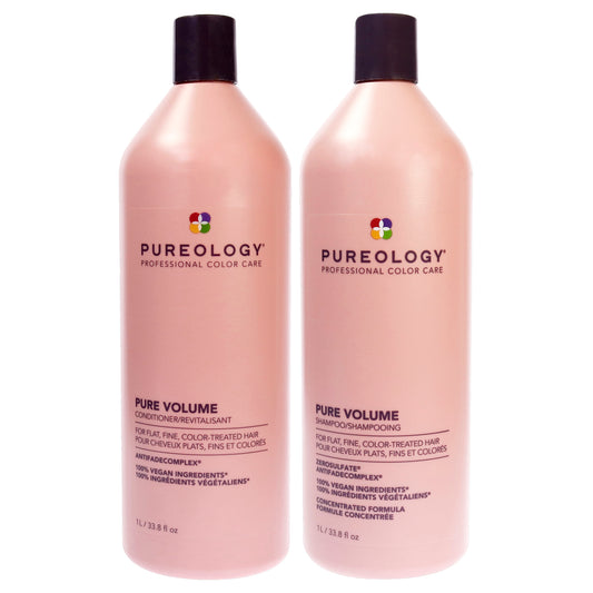Hydrate Sheer Shampoo and Conditioner Kit by Pureology for Unisex - 2 Pc Kit 33.8oz Shampoo, 33.8oz Conditioner