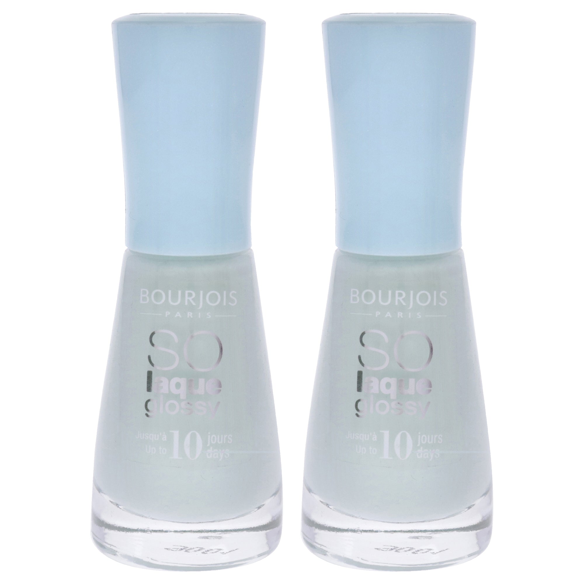 So Laque Glossy - # 09 Ciel Mon Vernis by Bourjois for Women - 0.3 oz Nail Polish - Pack of 2