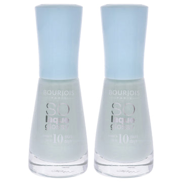 So Laque Glossy - # 09 Ciel Mon Vernis by Bourjois for Women - 0.3 oz Nail Polish - Pack of 2