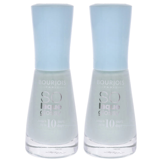 So Laque Glossy - # 09 Ciel Mon Vernis by Bourjois for Women - 0.3 oz Nail Polish - Pack of 2