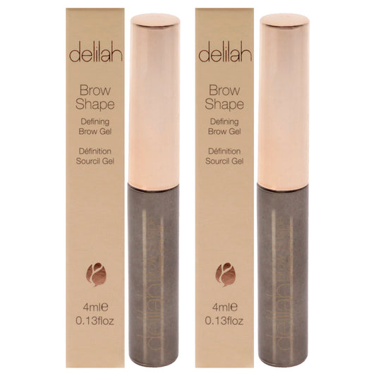 Brow Shape Defining Brow Gel - Ash by delilah for Women - 0.13 oz Brow Gel - Pack of 2