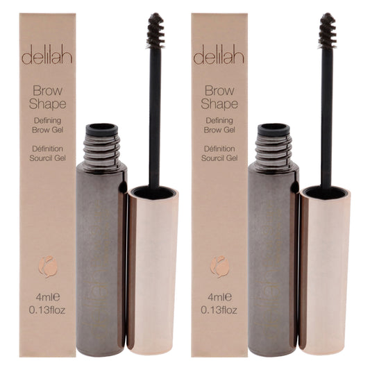 Brow Shape Defining Brow Gel - Sable by delilah for Women - 0.13 oz Brow Gel - Pack of 2