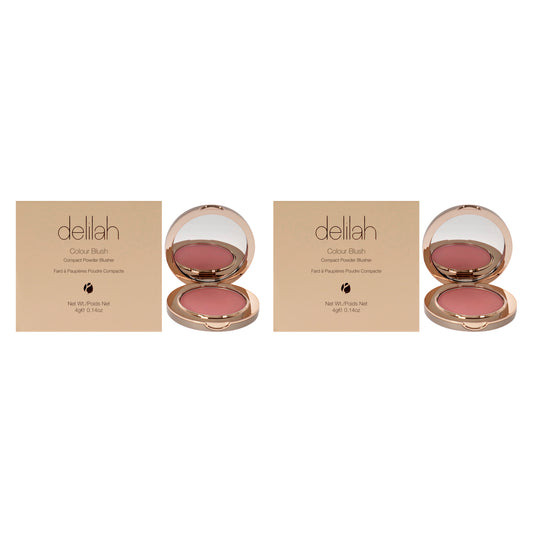 Colour Blush Compact Powder Blusher- Lullaby by delilah for Women - 0.14 oz Blush - Pack of 2
