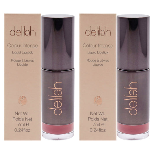 Colour Intense Liquid Lipstick - Blossom by delilah for Women - 0.24 oz Lipstick - Pack of 2