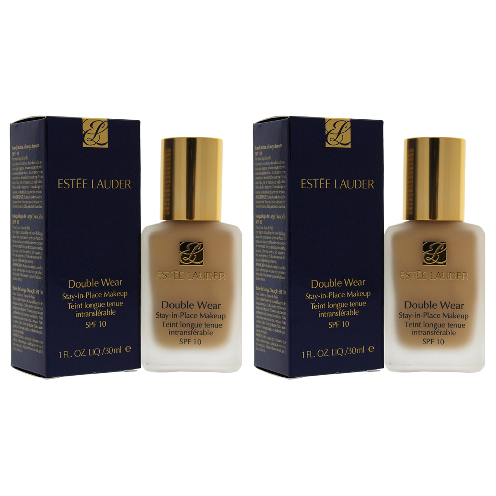 Double Wear Stay-In-Place Makeup SPF 10 - 2N2 Buff by Estee Lauder for Women - 1 oz Foundation - Pack of 2