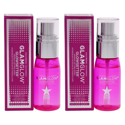 Glowsetter Makeup Setting Spray by Glamglow for Women - 0.95 oz Setting Spray - Pack of 2