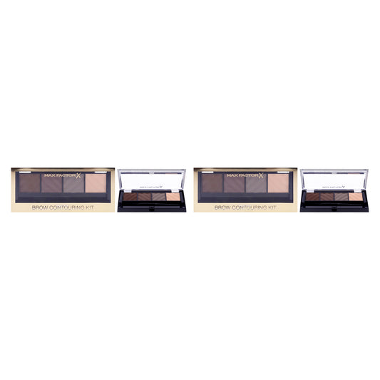 Brow Contouring Kit by Max Factor for Women - 0.06 oz Eyebrow - Pack of 2