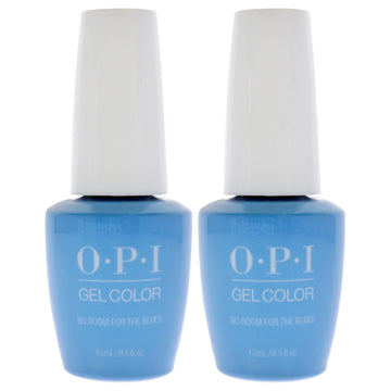 GelColor - B83 No Room For The Blues by OPI for Women - 0.5 oz Nail Polish - Pack of 2