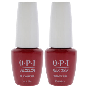 GelColor - GC G51B Tell Me About It Stud by OPI for Women - 0.25 oz Nail Polish - Pack of 2