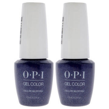 GelColor - GCG 46B Chills Are Multiplying by OPI for Women - 0.25 oz Nail Polish - Pack of 2