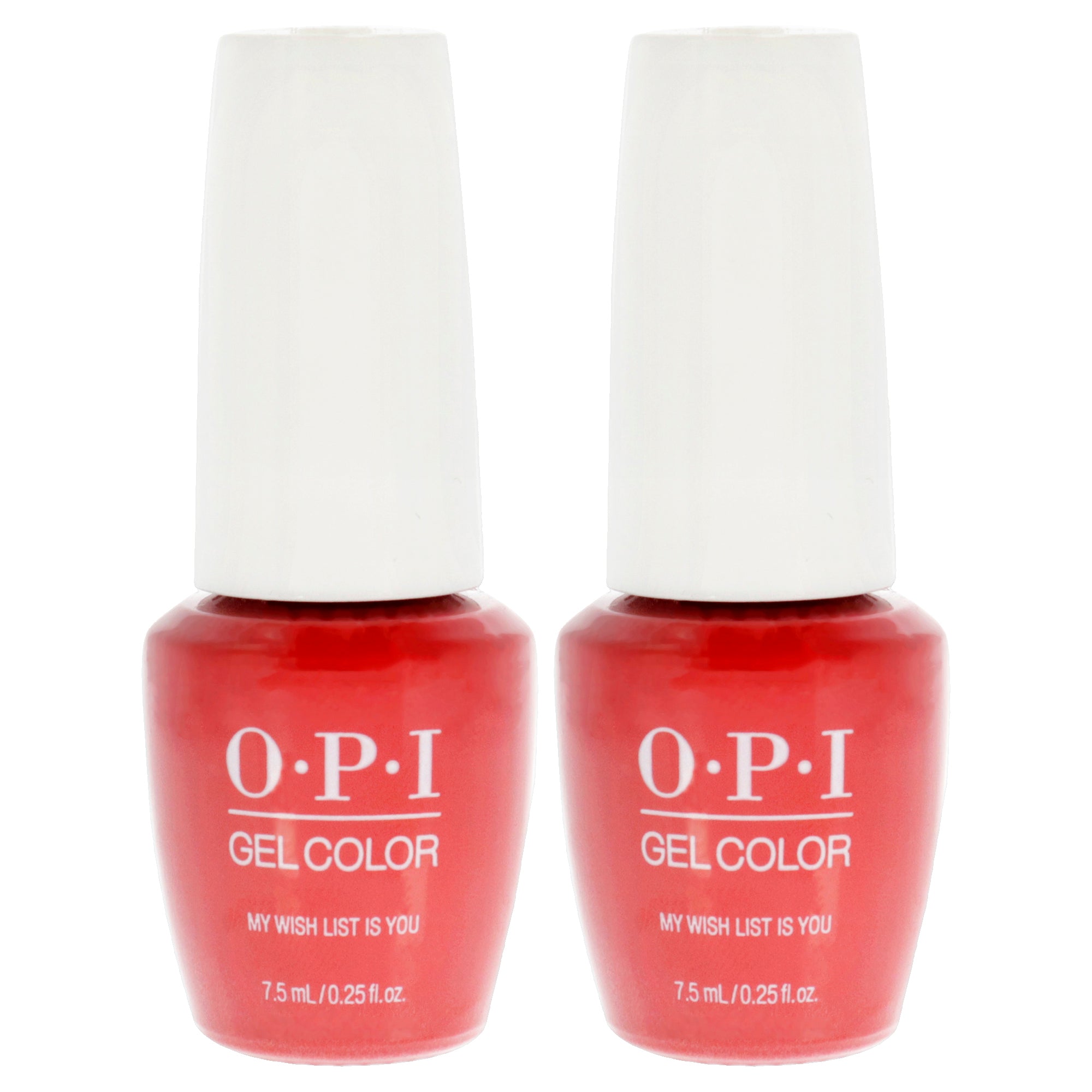 GelColor - HPJ10B My Wish List is You by OPI for Women - 0.25 oz Nail Polish - Pack of 2