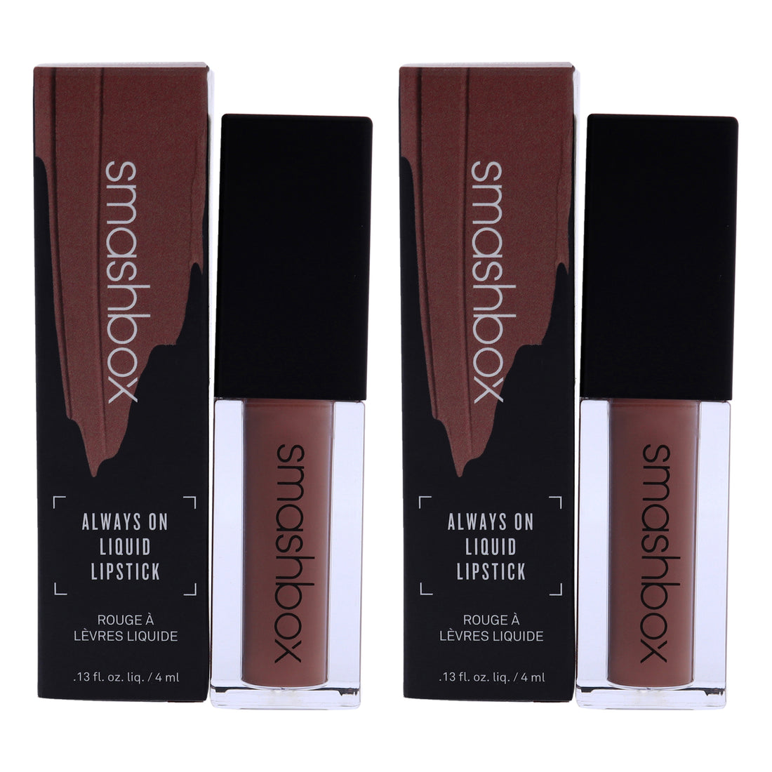 Always On Liquid Lipstick - Fair Game by SmashBox for Women - 0.13 oz Lipstick - Pack of 2