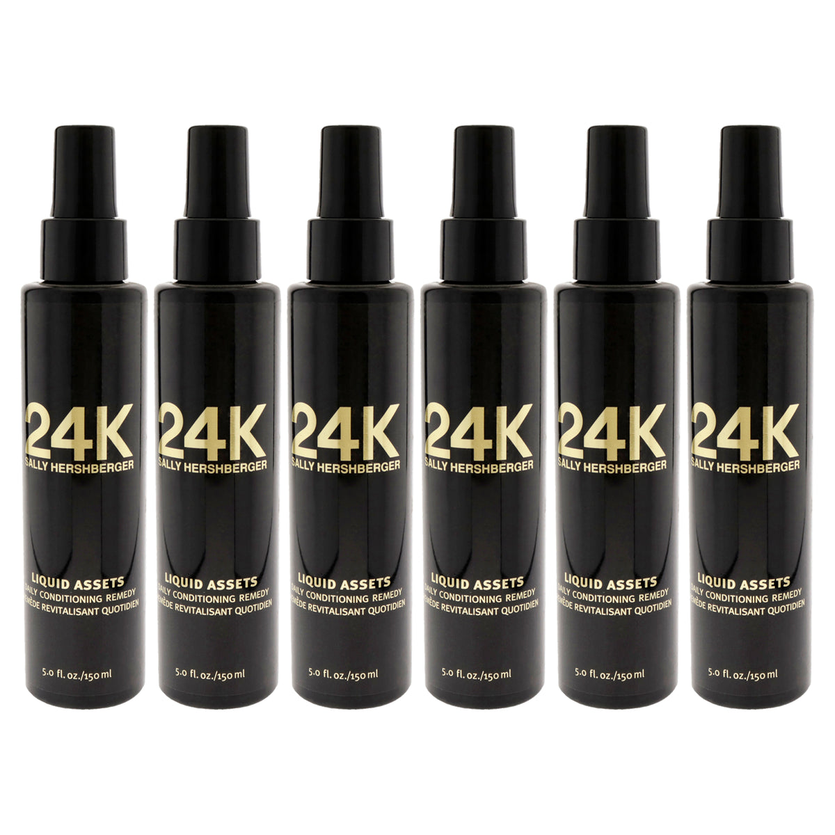 24K Liquid Assets Daily Remedy Conditioning by Sally Hershberger for Unisex - 5 oz Conditioner - Pack of 6