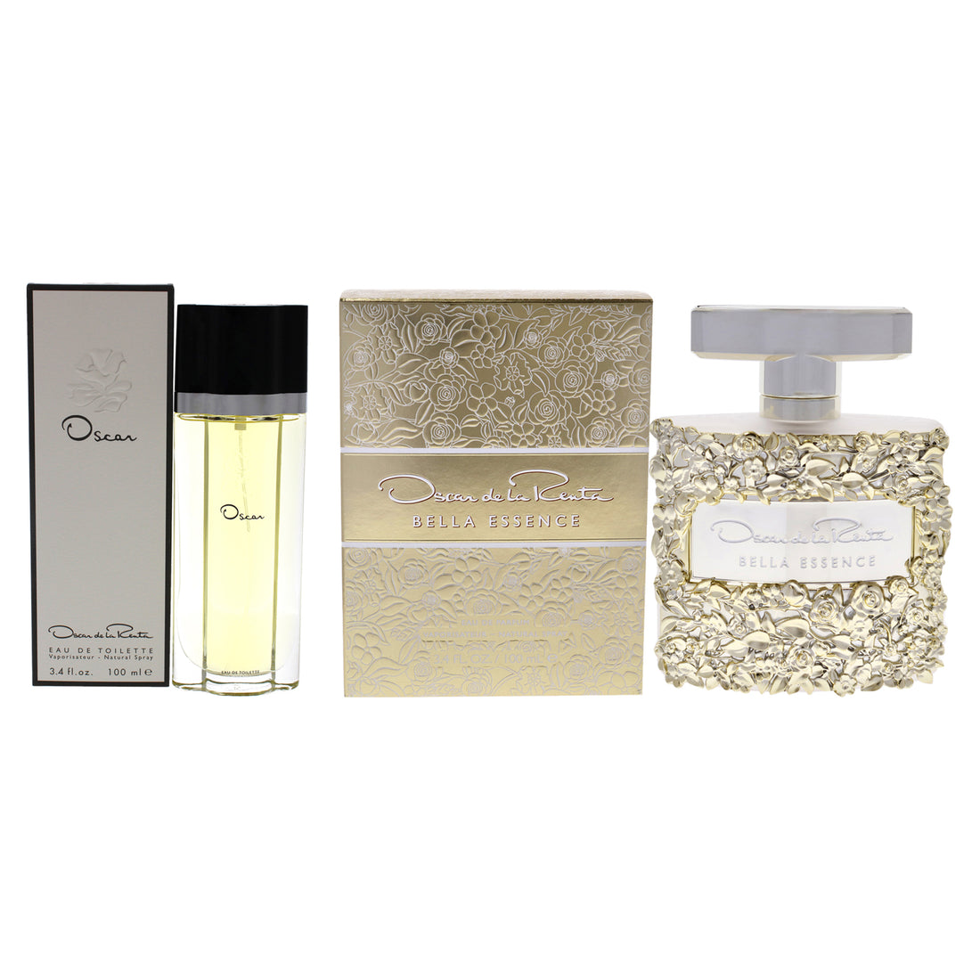 Bella Essence and Oscar Kit by Oscar de la Renta for Women - 2 Pc Kit 3.4 oz EDP Spray, 3.4 oz EDT Spray