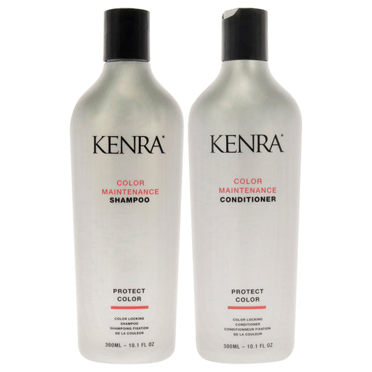 Color Maintenance Shampoo and Conditioner Kit by Kenra for Unisex - 2 Pc Kit 10.1oz Shampoo, 10.1 Conditioner
