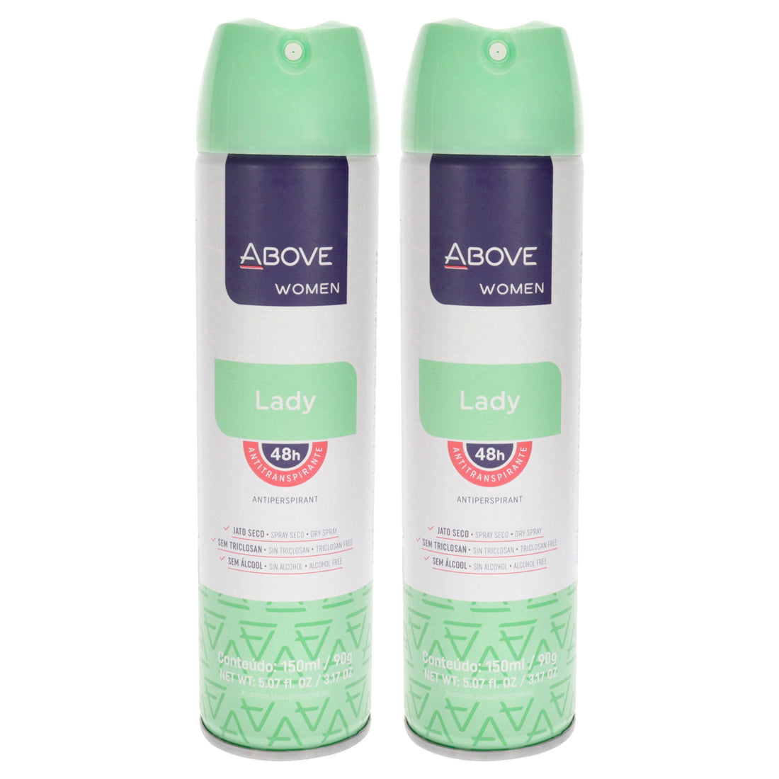 48 Hours Antiperspirant Deodorant - Lady by Above for Women - 3.17 oz Deodorant Spray - Pack of 2