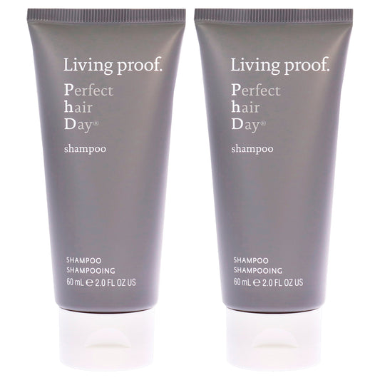 Perfect Hair Day (PhD) Shampoo by Living Proof for Unisex - 2 oz Shampoo - Pack of 2