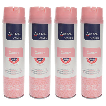 48 Hours Antiperspirant Deodorant - Candy - Pack of 4