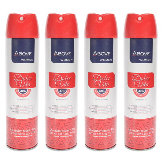 48 Hours Antiperspirant Deodorant - Dolce Vita - Pack of 4