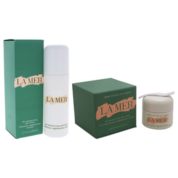 The Moisturizing Soft Kit by La Mer for Unisex - 2 Pc Kit 1.7oz Lotion, 1oz Cream