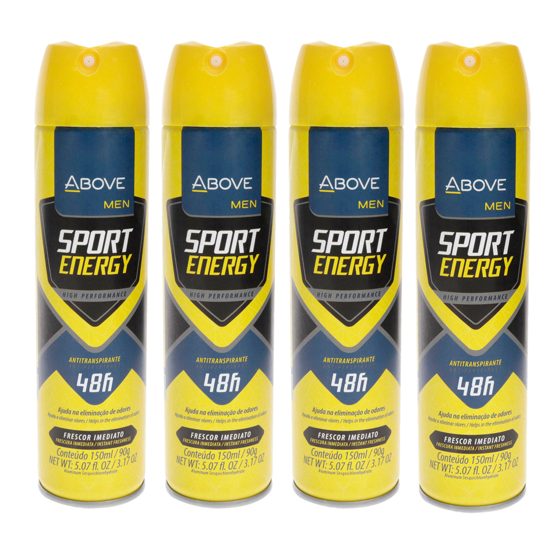 48 Hours Sport Energy Antiperspirant Deodorant - Pack of 4