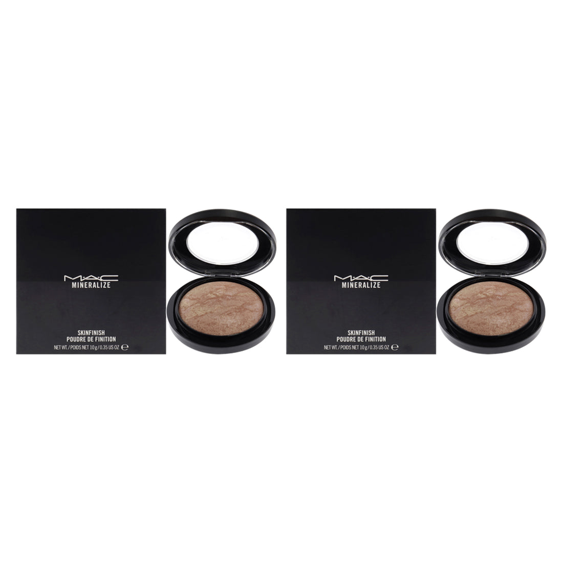 Mineralize Skinfinish - Soft and Gentle by MAC for Women - 0.35 oz Powder - Pack of 2