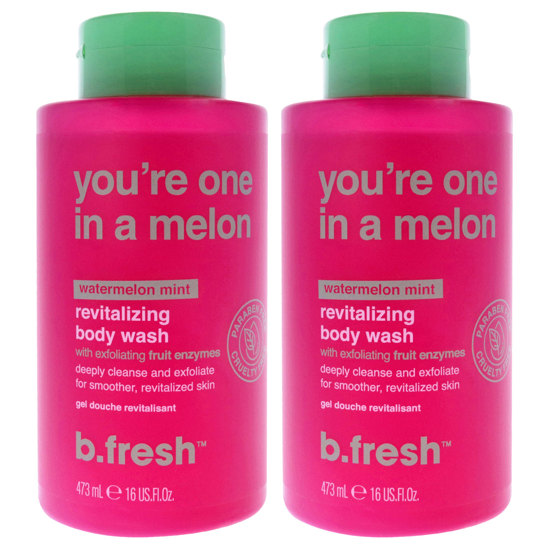 Youre One In A Melon Body Wash by B.Tan for Unisex - 16 oz Body Wash - Pack of 2