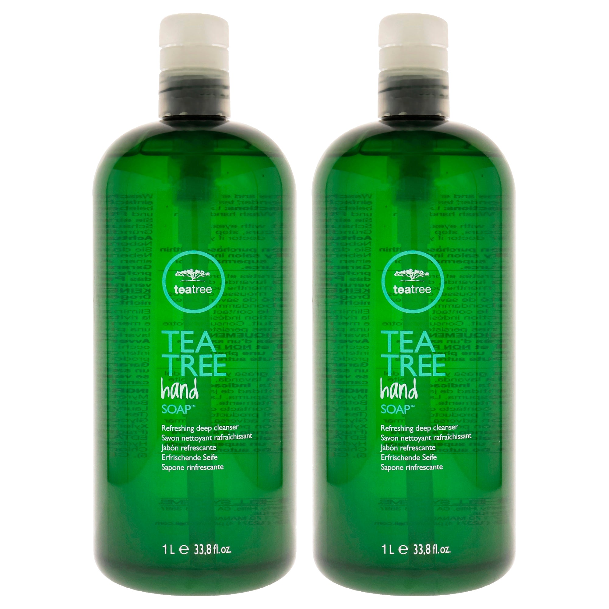 Tea Tree Hand Soap by Paul Mitchell for Unisex - 33.8 oz Soap - Pack of 2