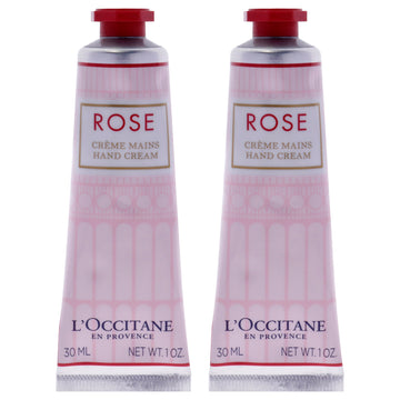 Rose Hand Cream by LOccitane for Unisex - 1 oz Cream - Pack of 2