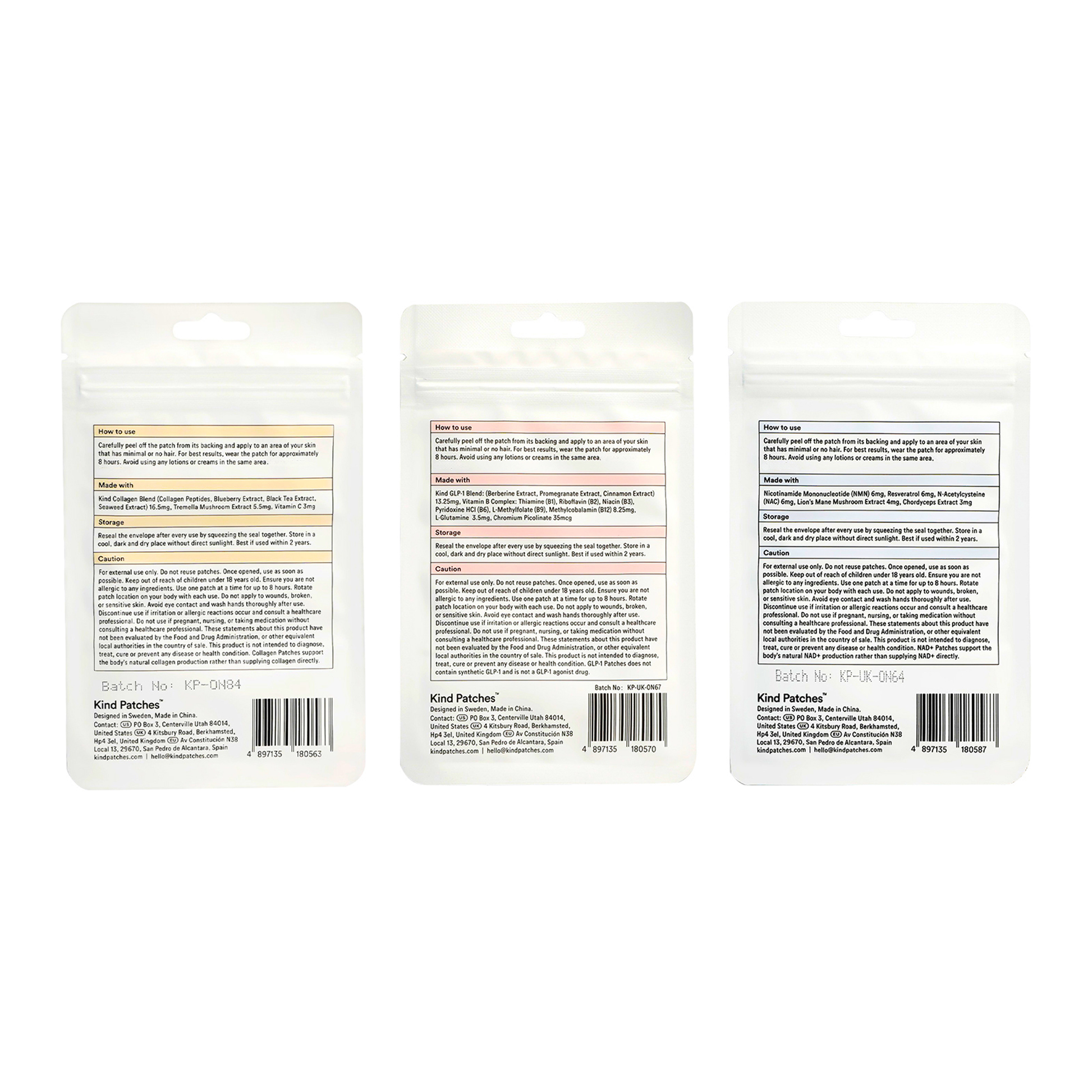 kind patch glp 1 Kind Patches Kit by Kind Patches for Unisex - 3 Pc Kit 30Pc GLP
