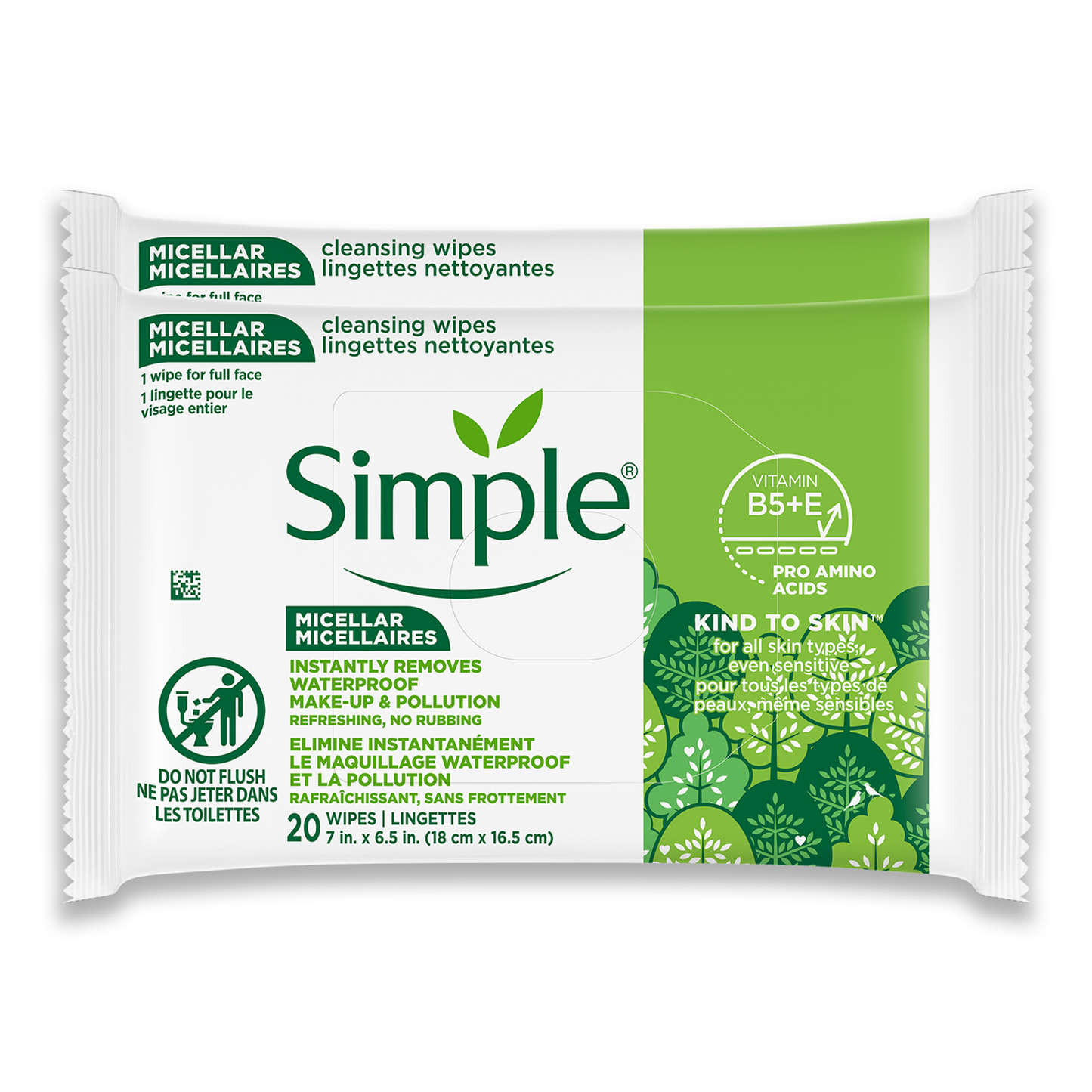 Kind To Skin Micellar Makeup Remover Wipes