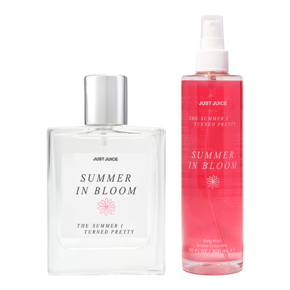 The Summer I Turned Pretty Summer In Bloom Kit by Just Juice for Unisex 2 Pc 0.3oz EDP Spray, 10oz Body Mist