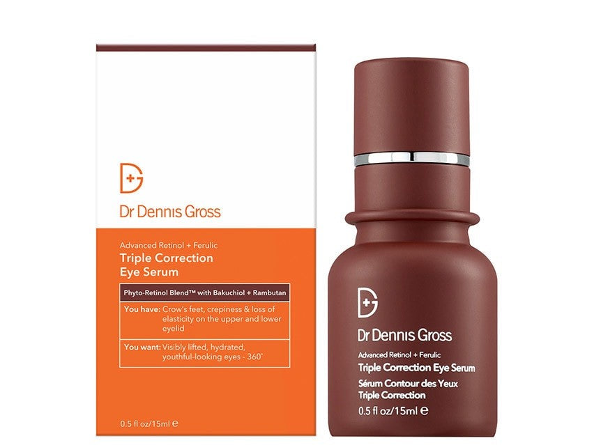 Advanced Retinol Plus Ferulic Triple Correction Eye Serum by Dr. Dennis Gross for Unisex - 0.5 oz Serum