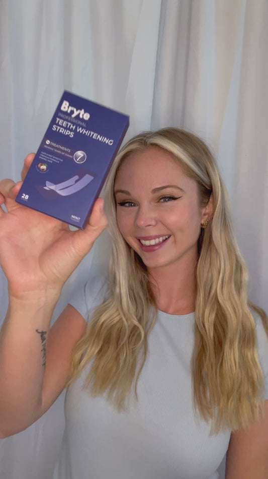 Professional Whitening Strips by Bryte - 28 Strips / 14 Treatments