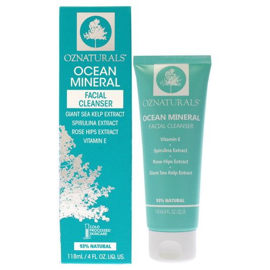 Ocean Mineral Facial Cleanser by OZNaturals for Unisex - 4 oz Cleanser