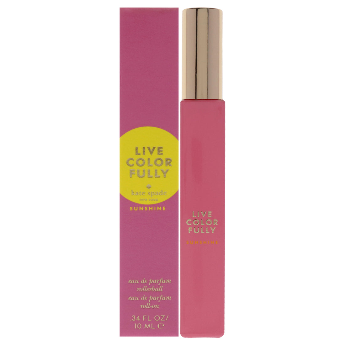 Live Colorfully Sunshine by Kate Spade for Women - 0.34 oz EDP Rollerball (Mini)