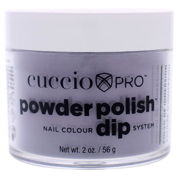 Pro Powder Polish Nail Colour Dip System - Grey with Mica by Cuccio Pro for Women - 1.6 oz Nail Powder