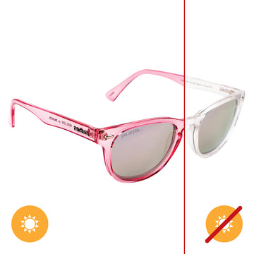 Solize Endless Harmony - Clear-Pink by DelSol for Women - 1 Pc Sunglasses