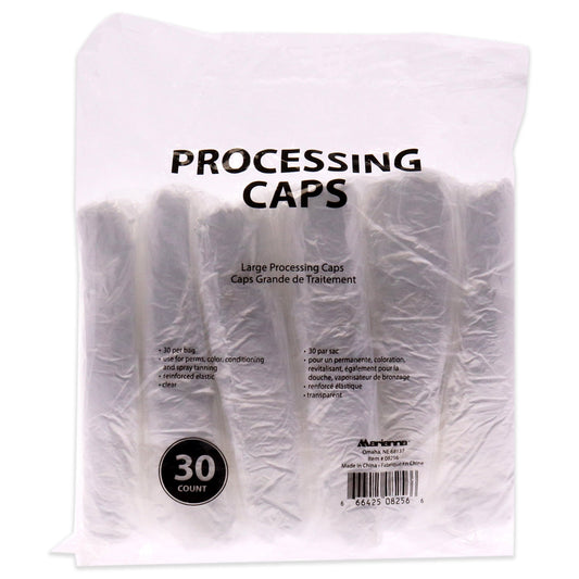 Processing Caps - Large by Marianna for Unisex - 30 Pc Plastic Bag