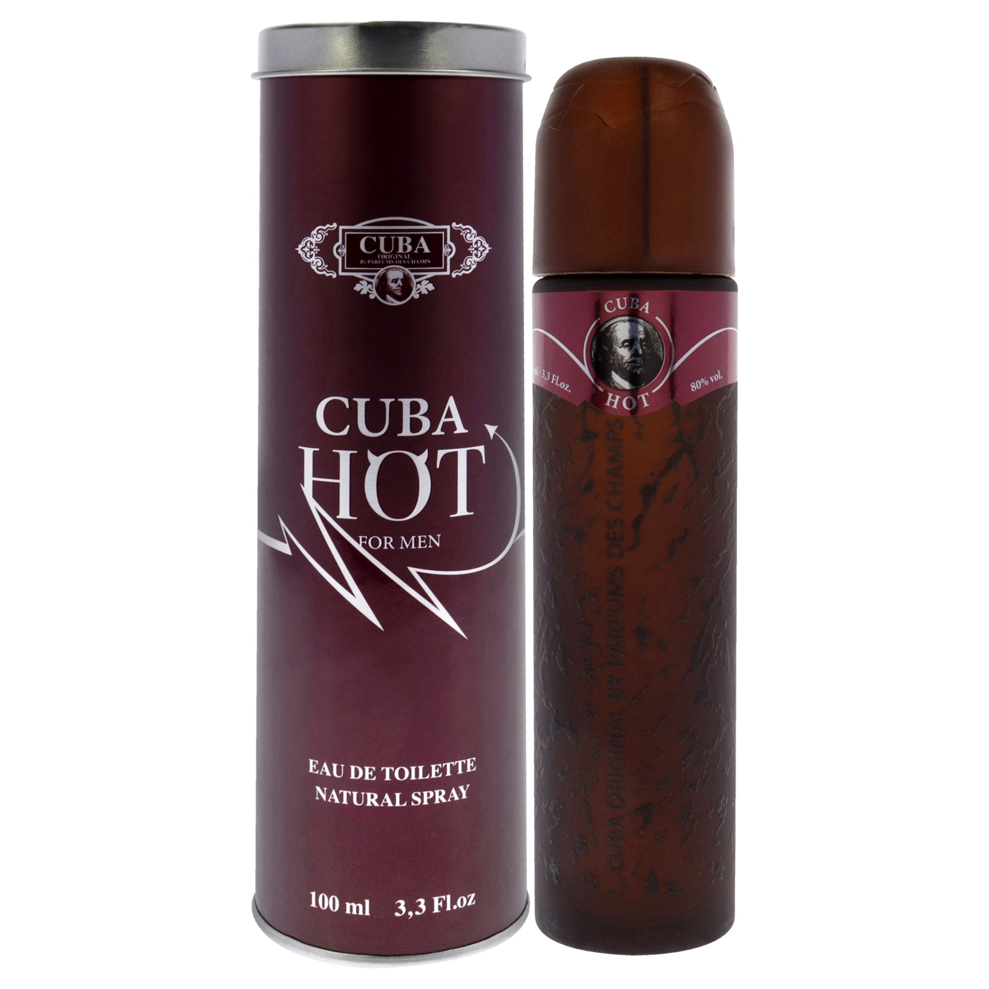 Cuba Hot by Cuba for Men - 3.3 oz EDT Spray