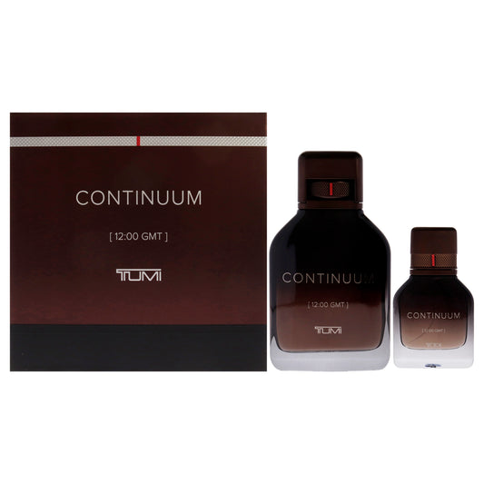 Continuum by Tumi for Men - 2 Pc Gift Set 6.8oz EDP Spray, 1oz EDP Spray